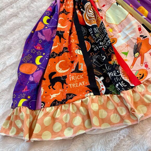 Halloween Twirl Dress Size 6-7T - Picture 2 of 8